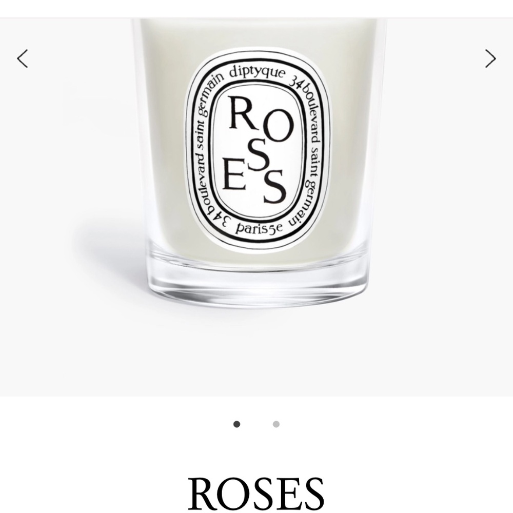 Diptyqueu roses candle